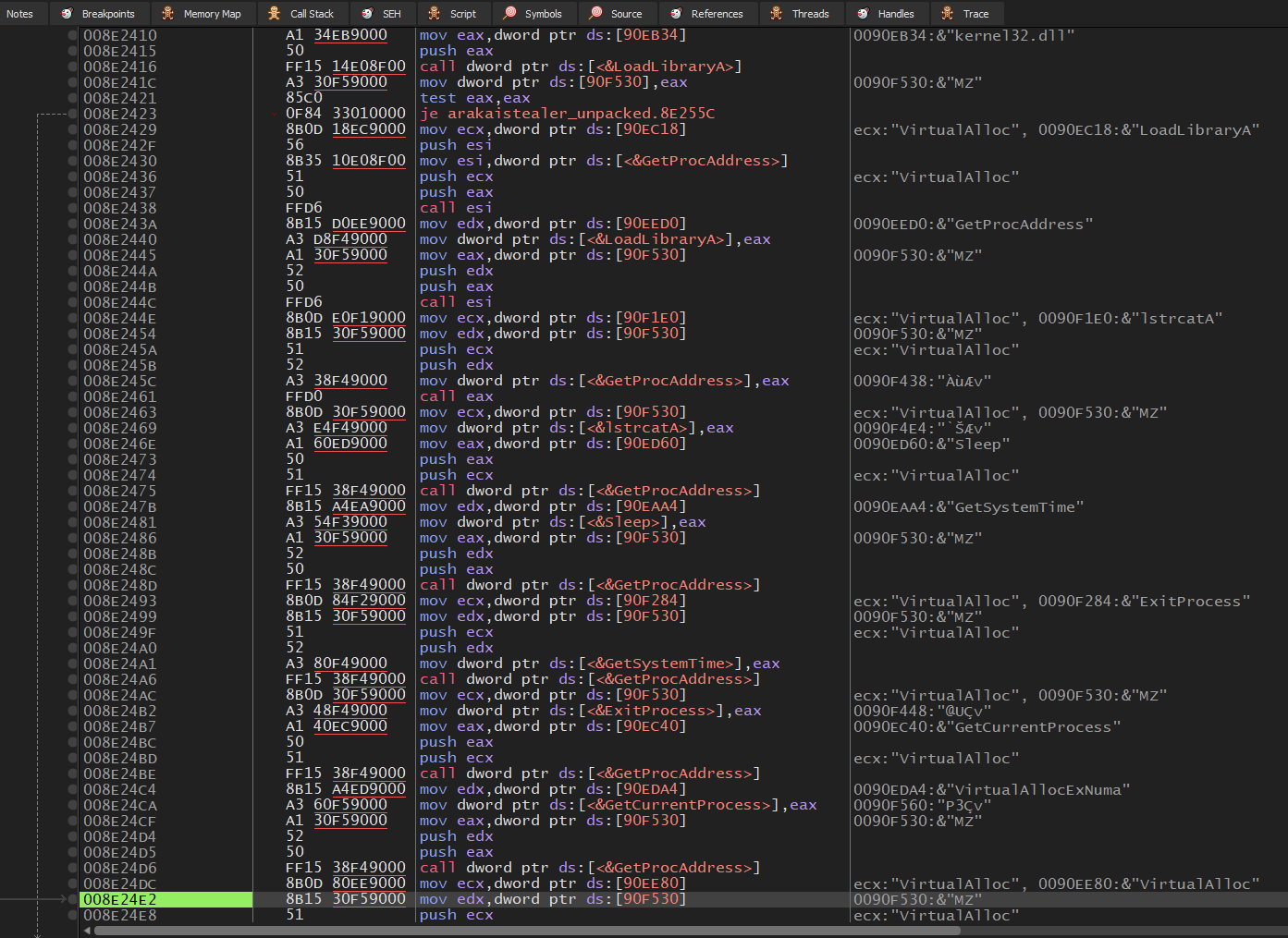 API Loading