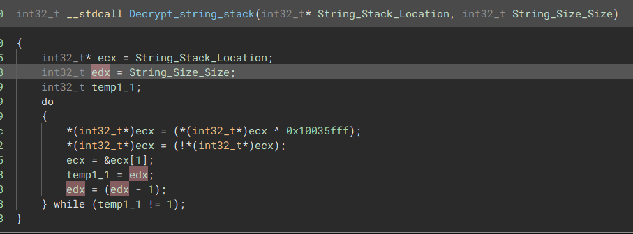 String Decryption