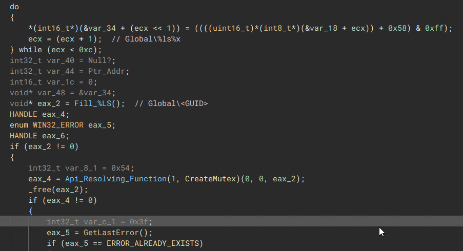 Create Mutex