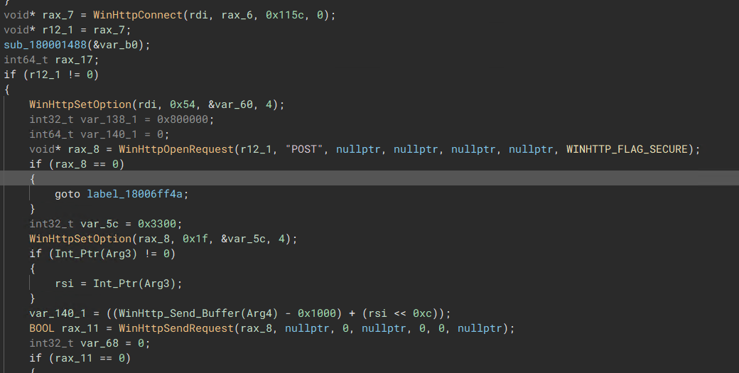 WinHttp Setup